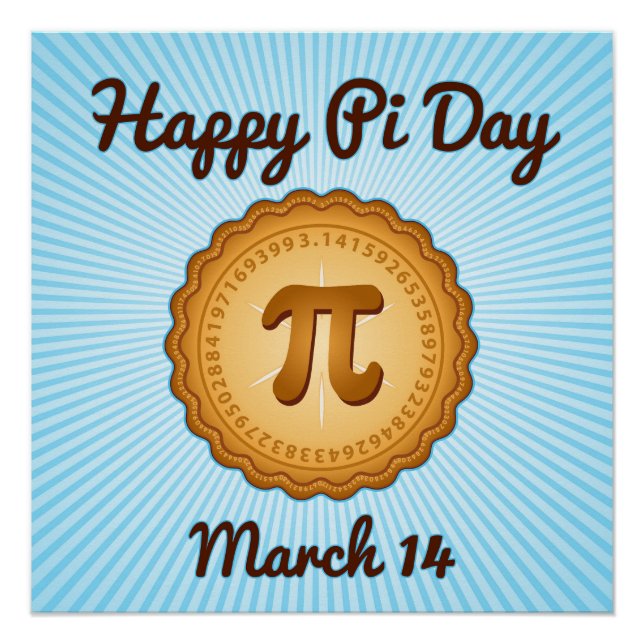 Proudly Post Your Pi Day Poster (Front)