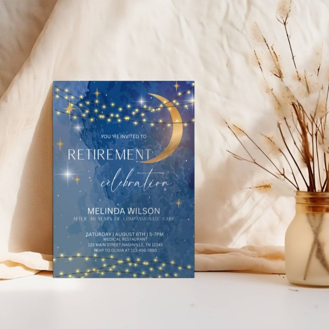 Proudly Retired Physician–Medical Retirement Party Invitation (Creator Uploaded)