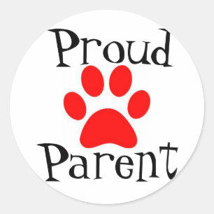 Pround parent classic round sticker