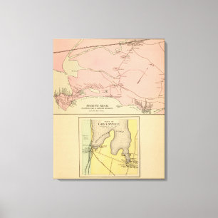 Prouts Neck Scarborough, Higgins beaches Canvas Print