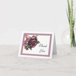 Provencal Butterfly Fairy Thank You Note Card