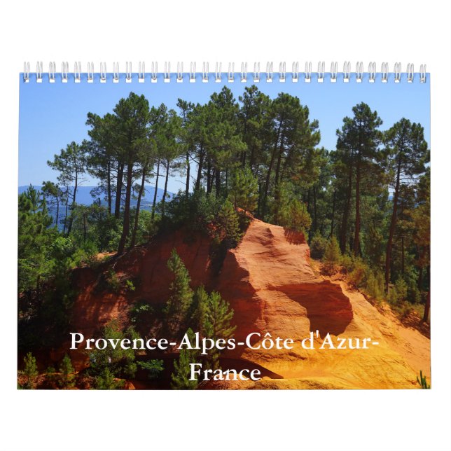 Provence-Alpes-Côte d'Azur Calendar (Cover)