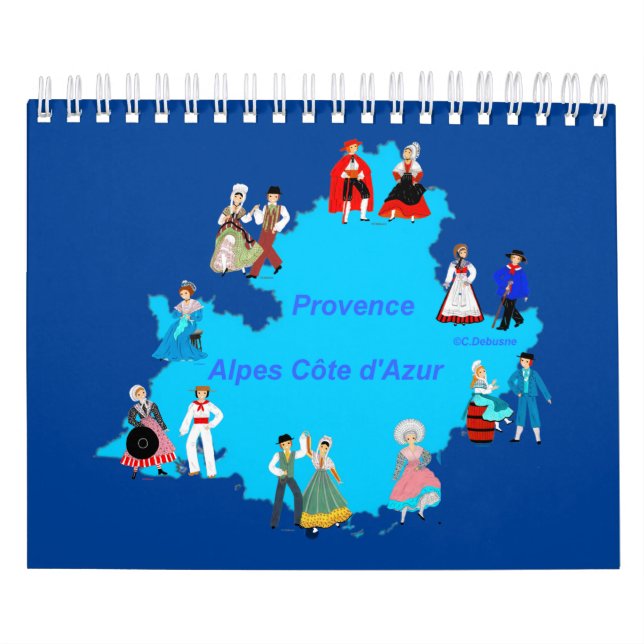 Provence-Alpes-Côte d'Azur, France Calendar (Cover)