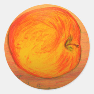 Provence Apple Classic Round Sticker