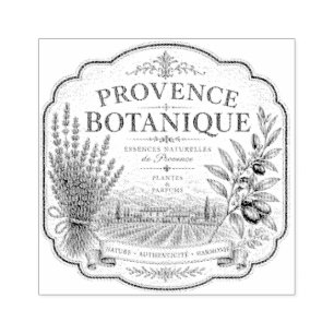 provence botanique rubber stamp