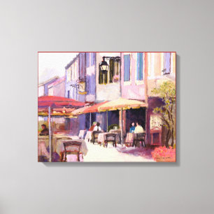 Provence Cafe Canvas Print