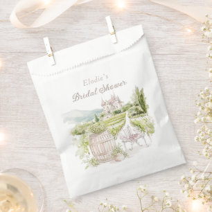 Provence Elegant Chateau French Country Bridal Favour Bag