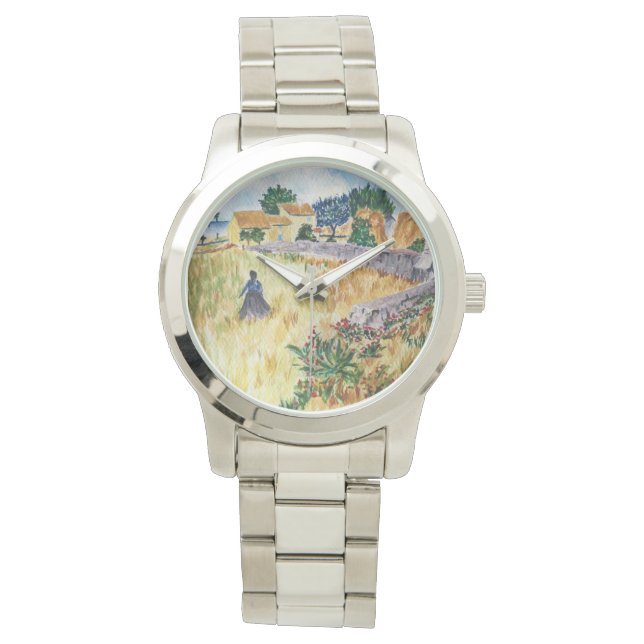 Provence Farmhouse Vincent Van Gogh Inspired  Watch (Front)