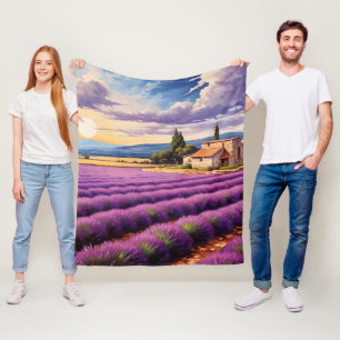 Provence Fleece Blanket