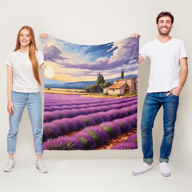 Provence Fleece Blanket (In Situ)