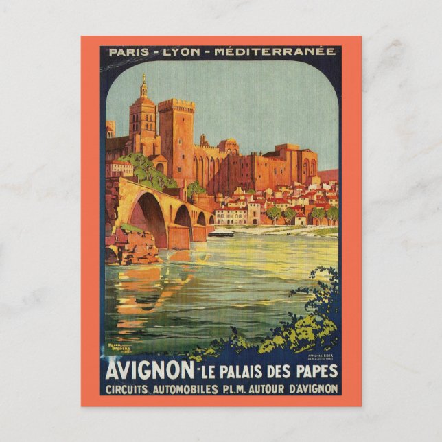 Provence France Vintage Postcard (Front)