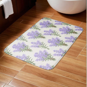 Provence Lavender Bunches  Bath Mat
