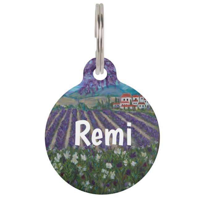provence Pet ID Tag - Personalize Name (Front)