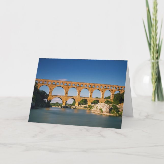 Provence - Pont du Gard greeting card (Front)