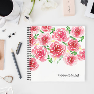 Provence Rose Personalized Notebook