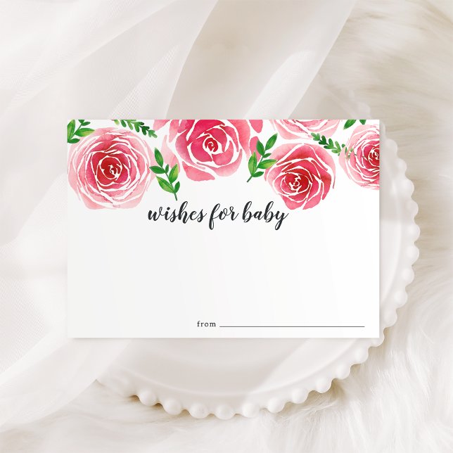Provence Rose | Wishes for Baby Card (Creator Uploaded)
