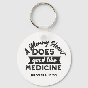 Proverb 17 Bible Verse Quote Alternate Design I Keychain