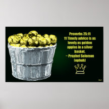 Proverb 25:11 Poster