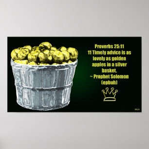 Proverb 25:11 poster