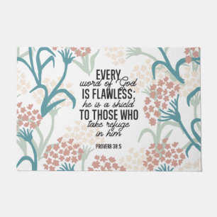 Proverb 30:5 Bible Verse Doormat