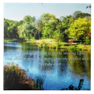 Proverb 4:18 Path of the Just Tile