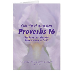 Proverbes 16 vers