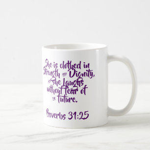 Proverbes 31:25 Café Mug