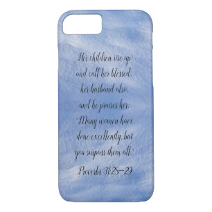 Proverbes 31:28-29 coque iphone