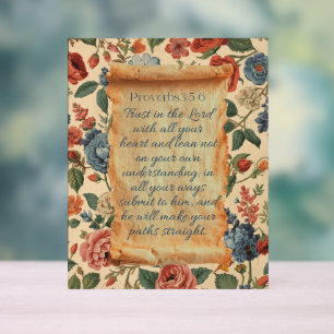 Proverbes 3:5–6 Aie confiance dans l'Éternel