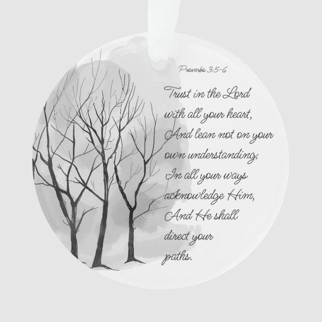 Proverbes 3:5-6 Ayez confiance dans le Seigneur (devant)