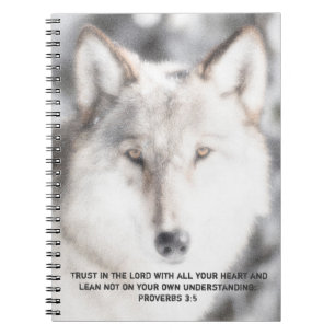 Proverbes 3:5 Carnet Wolf
