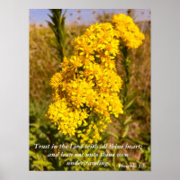 Proverbes 3:5 poster vers de la Bible