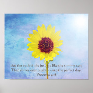 Proverbes 4:18 Poster Imprimer