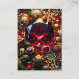 Proverbes 8:10-12 Cartes KJV - XMAS Ruby Wisdom