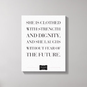 Proverbes Citer Nom personnalisé Toile Enveloppée