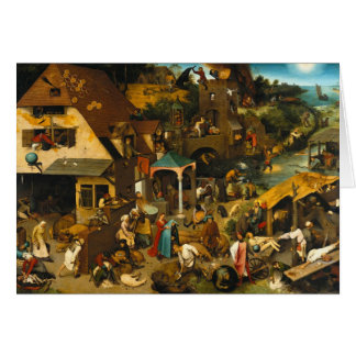 Proverbes de Netherlandish par Pieter Bruegel