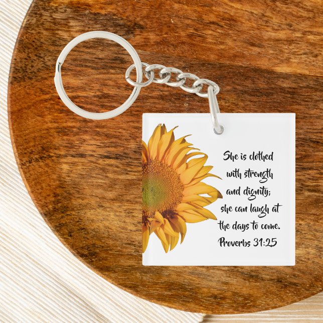 Proverbes tournesol 31:25 Bible Verse Christian (Créateur téléchargé)