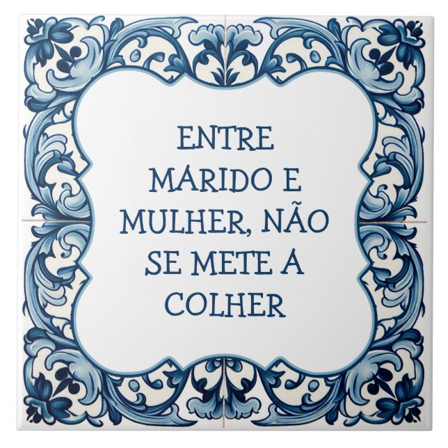 Provérbio português tile (Front)