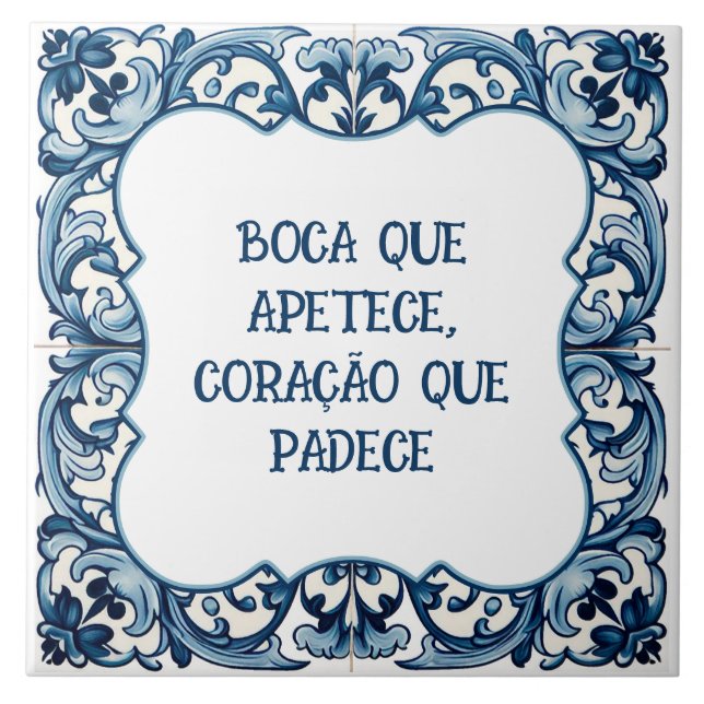 Provérbio português tile (Front)