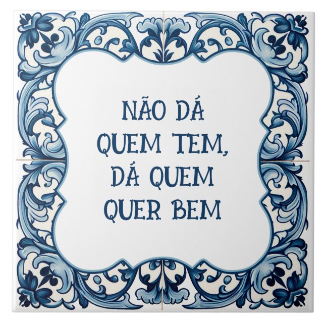 Provérbio português tile (Front)