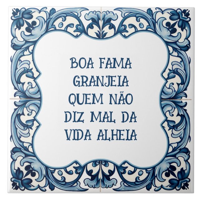 Provérbio português tile (Front)