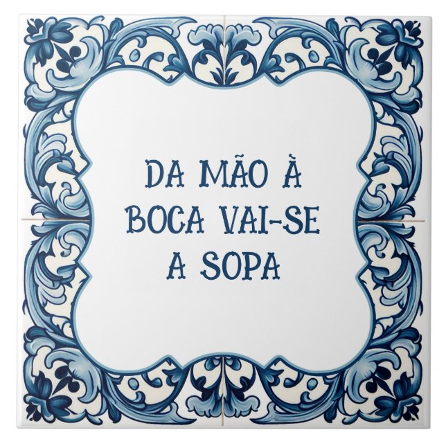 Provérbio português tile (Front)