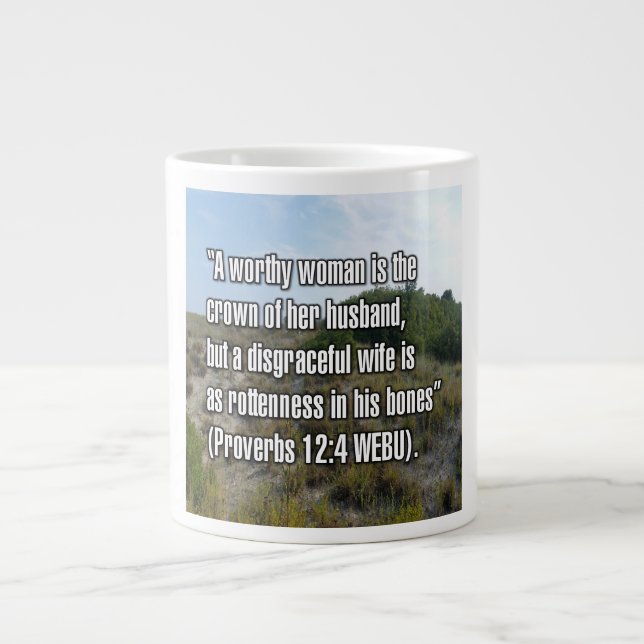 Proverbs 12:4 WEBU Mug (Front)
