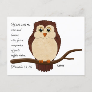 Proverbs 13:20 - Postcard