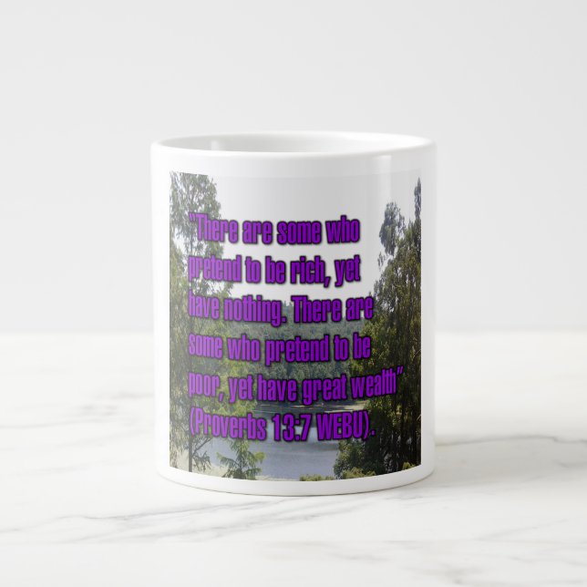 Proverbs 13:7 WEBU Mug (Front)