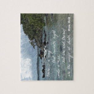 Proverbs 14:12 There is a way which seemeth right Jigsaw Puzzle