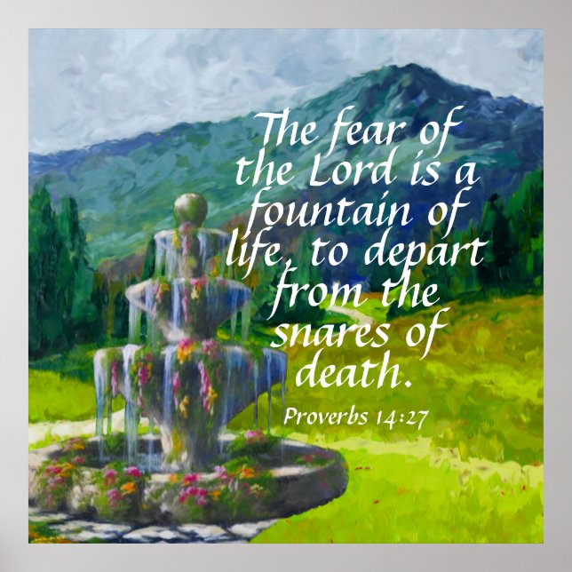 Proverbs 14:27  poster (Front)