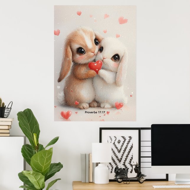 Proverbs 17:17  poster (Home Office)