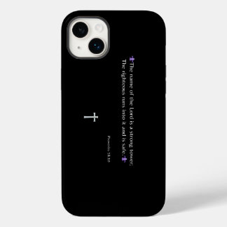 Proverbs 18:10 Bible Verse iPhone / iPad case