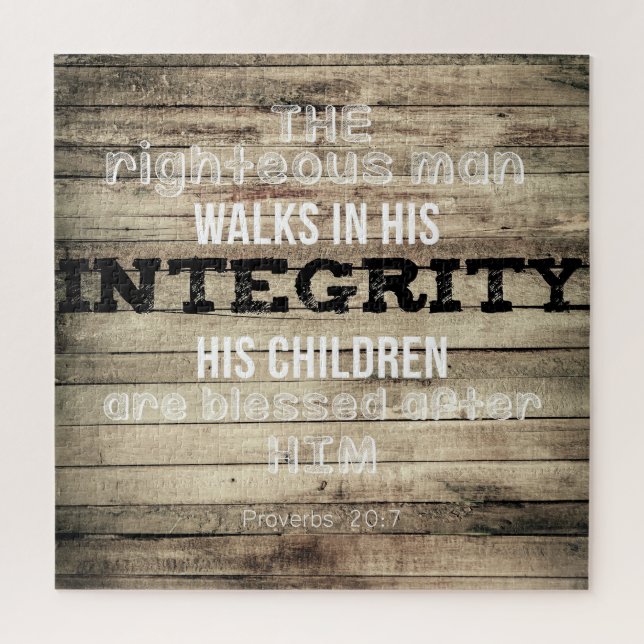 Proverbs 20 Father's day Jigsaw Puzzle (Vertical)